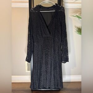 Torrid Black Lace Detail Dress